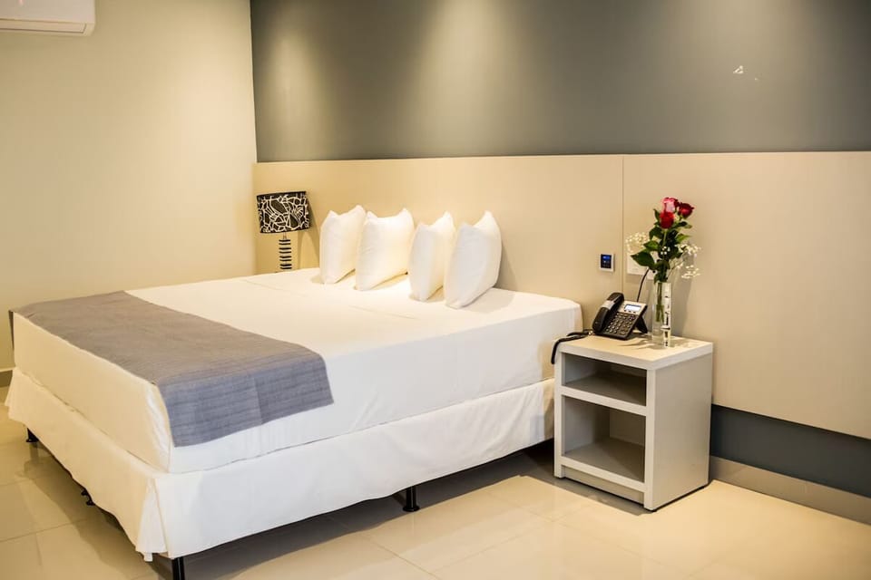 Bedroom. Interior and views may vary based on location and availability