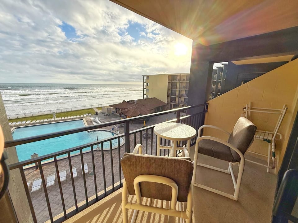 Feel the ocean breeze and enjoy the view from your balcony.
