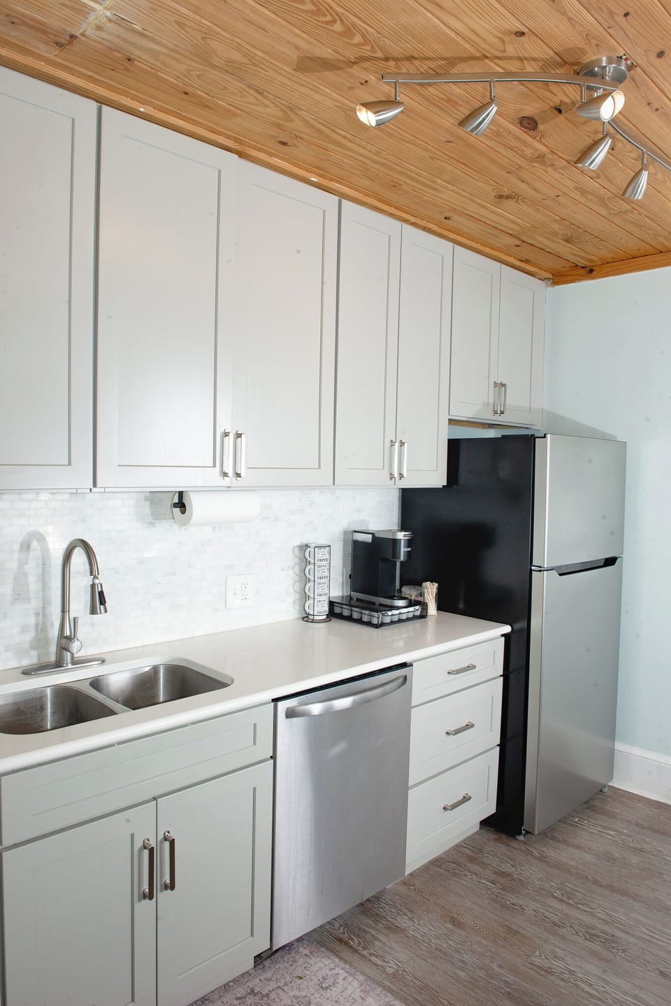 Kitchen is packed with essentials so you feel right at home.