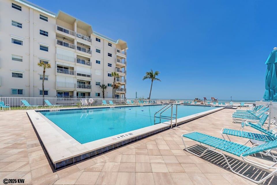 Resort Pool at Leonardo Arms sits beachside