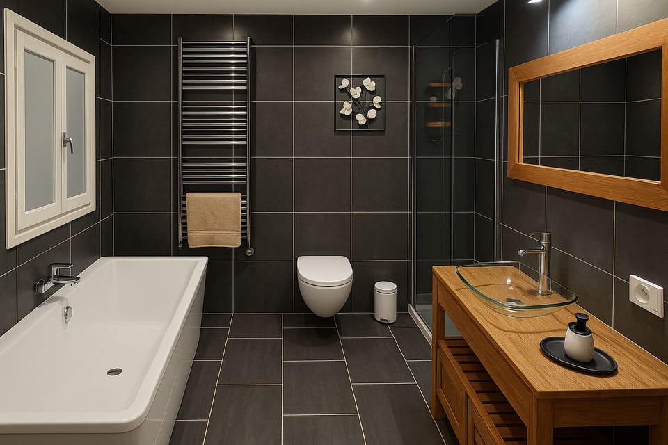 suite 2 mezzanine ensuite with bath
