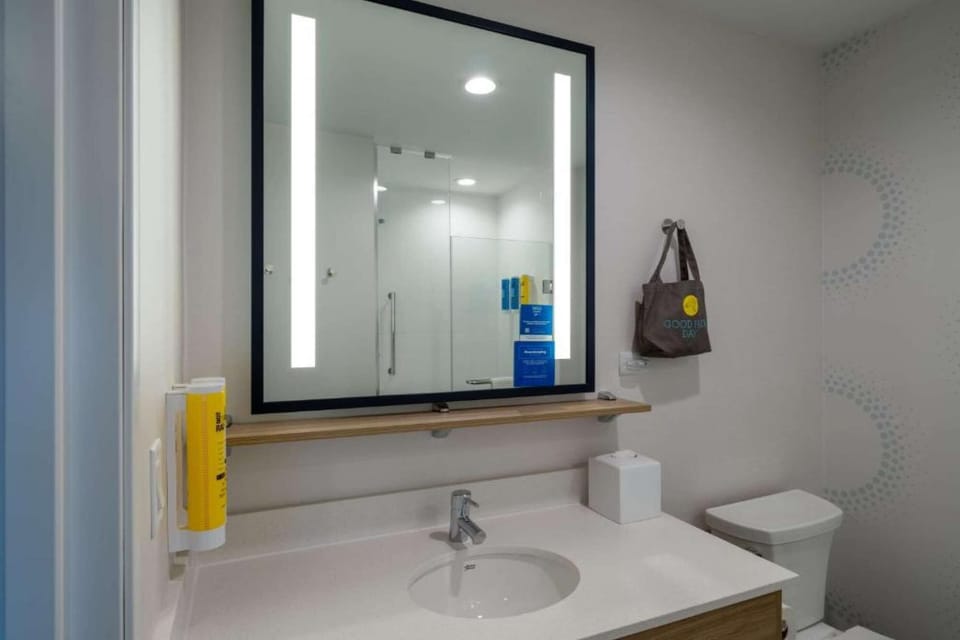 Sink and toilet