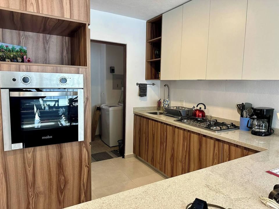 Kitchen with oven
