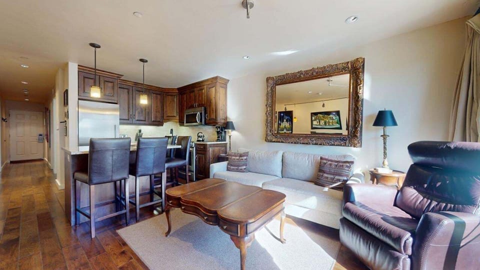 Open living and dining