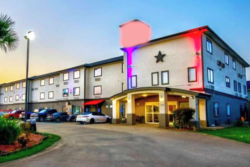 Arrive to warm evening lights and an easy check-in.