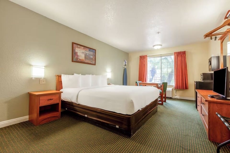 Bedroom. Interior and views may vary based on location and availability