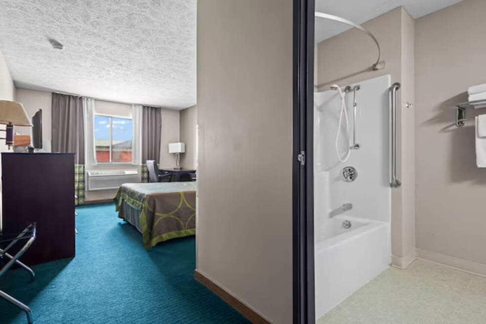 Bedroom. Interior and views may vary based on location and availability
