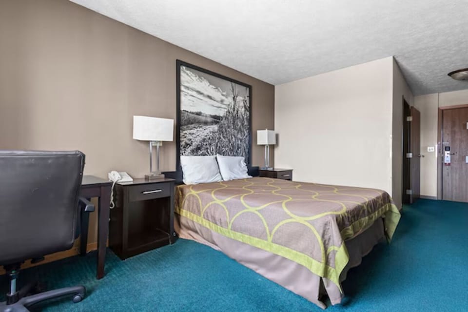 Bedroom. Interior and views may vary based on location and availability