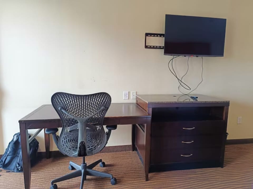 Bedroom. Interior and views may vary based on location and availability