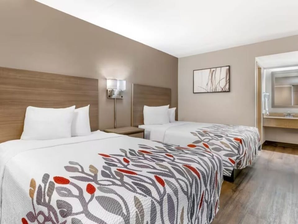 Settle in and sink into crisp linens for deep sleep.