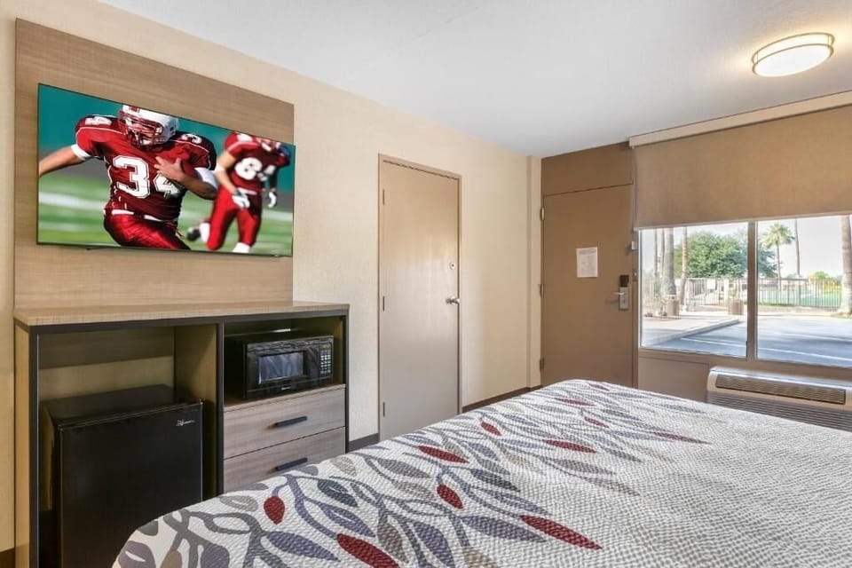 Unwind with your favorite shows after a day exploring.