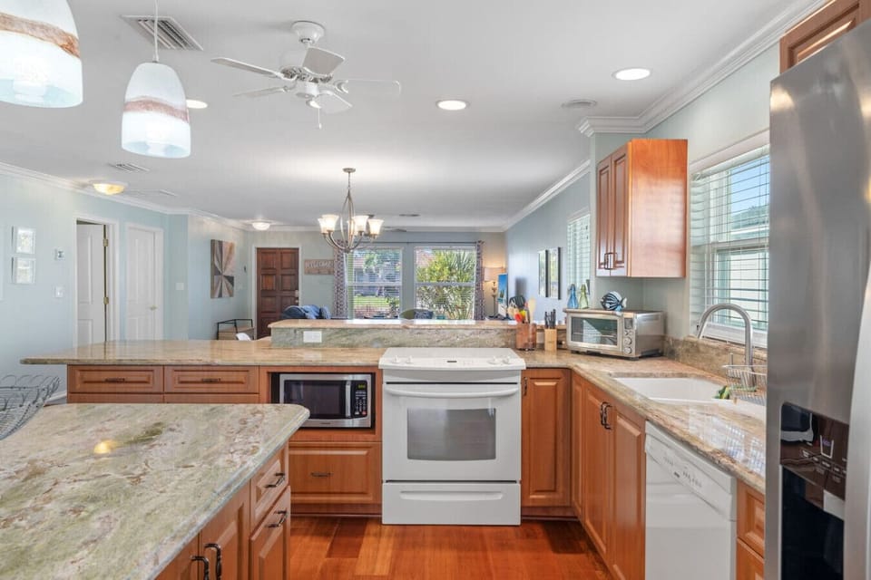 Ample counter space for all your culinary needs.
