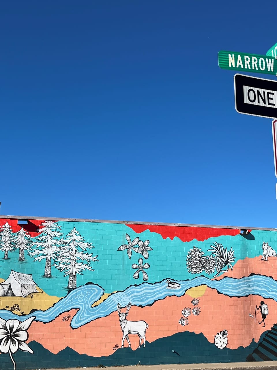 Mural on Narrow Guage Ave and 10th Street
