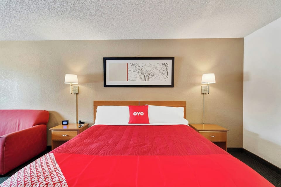Bedroom. Interior and views may vary based on location and availability