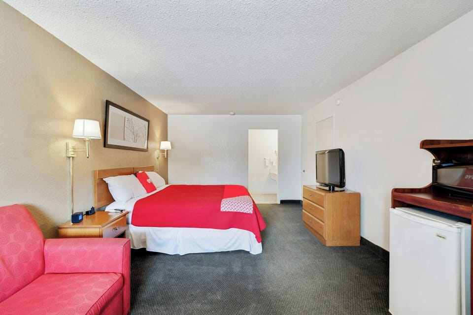 Bedroom. Interior and views may vary based on location and availability