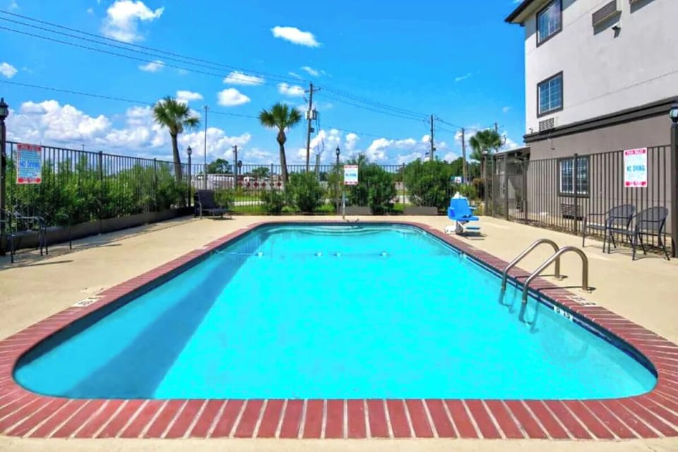 Stretch out poolside and enjoy a refreshing afternoon swim.