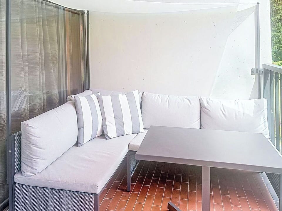 Furniture, Outdoor Furniture, Floor, Glass, Shade, Outdoor Structure, Chair, Outdoor Table, Balcony, Patio