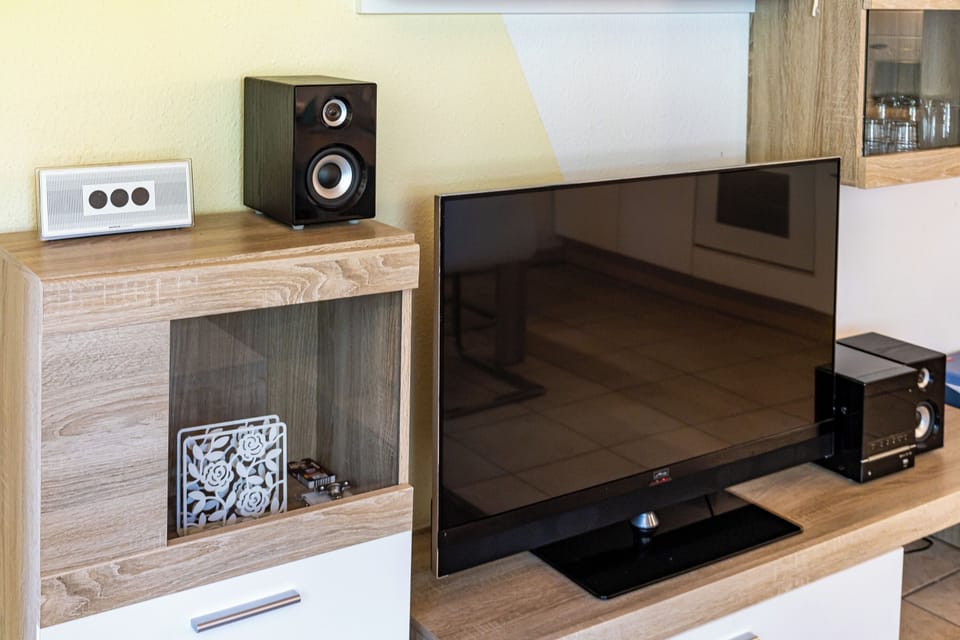 Living Room with TV and Speakers