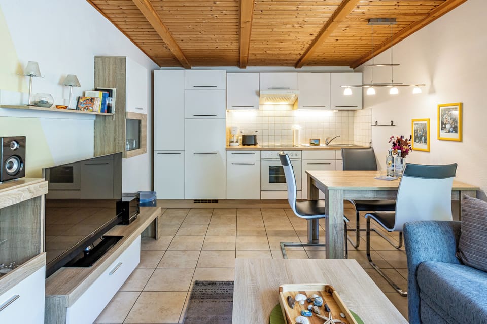 Modern Kitchen with Dining Area
