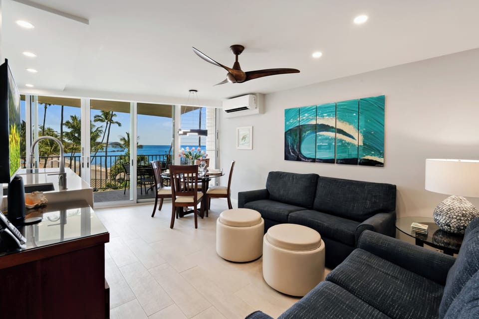 Spacious living area.