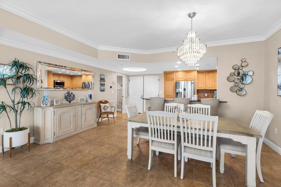 Dining and kitchen