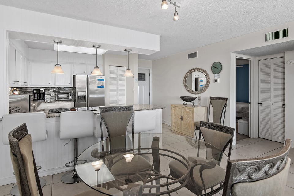 Dining room to kitchen view