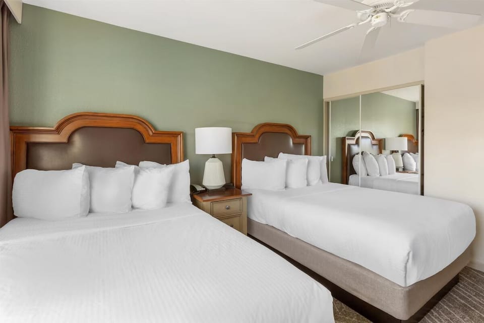 Bedroom. Interior and views may vary based on location and availability