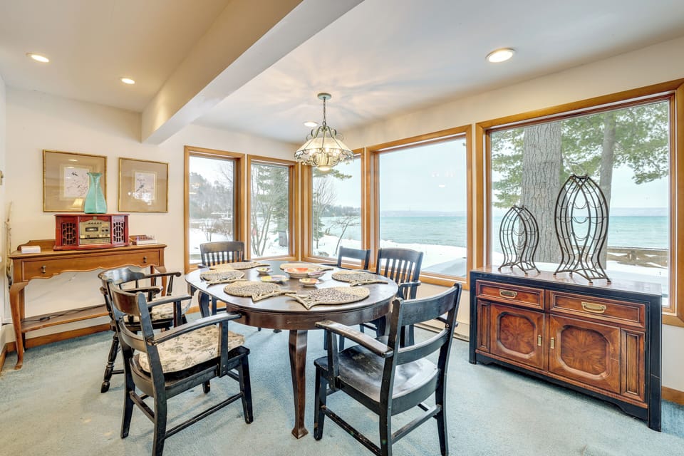Dining Area | Dishware & Flatware | 1st Floor