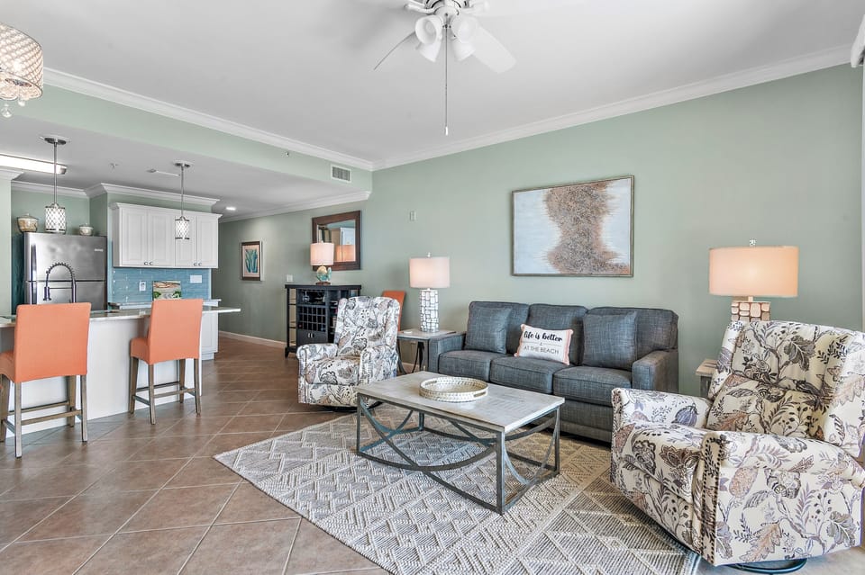 Sleeper sofa offers accommodations for 2