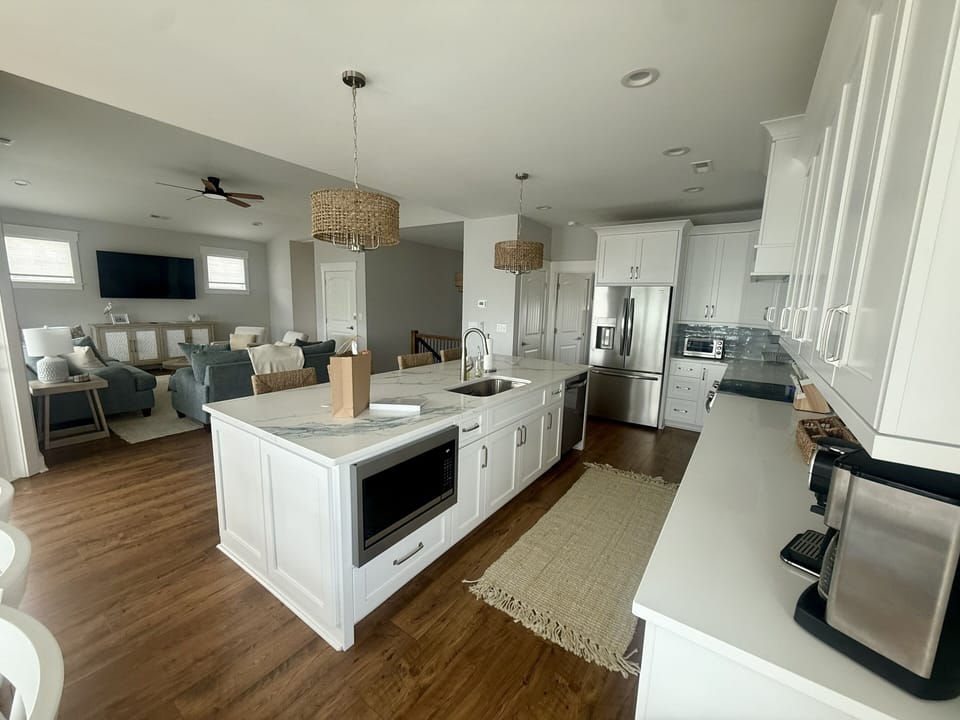 2nd Floor living room and kitchen