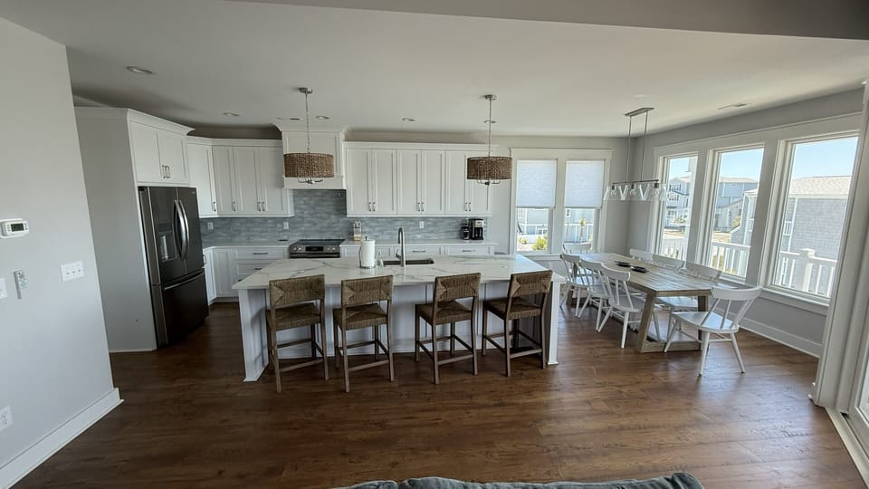 Kitchen and dining room