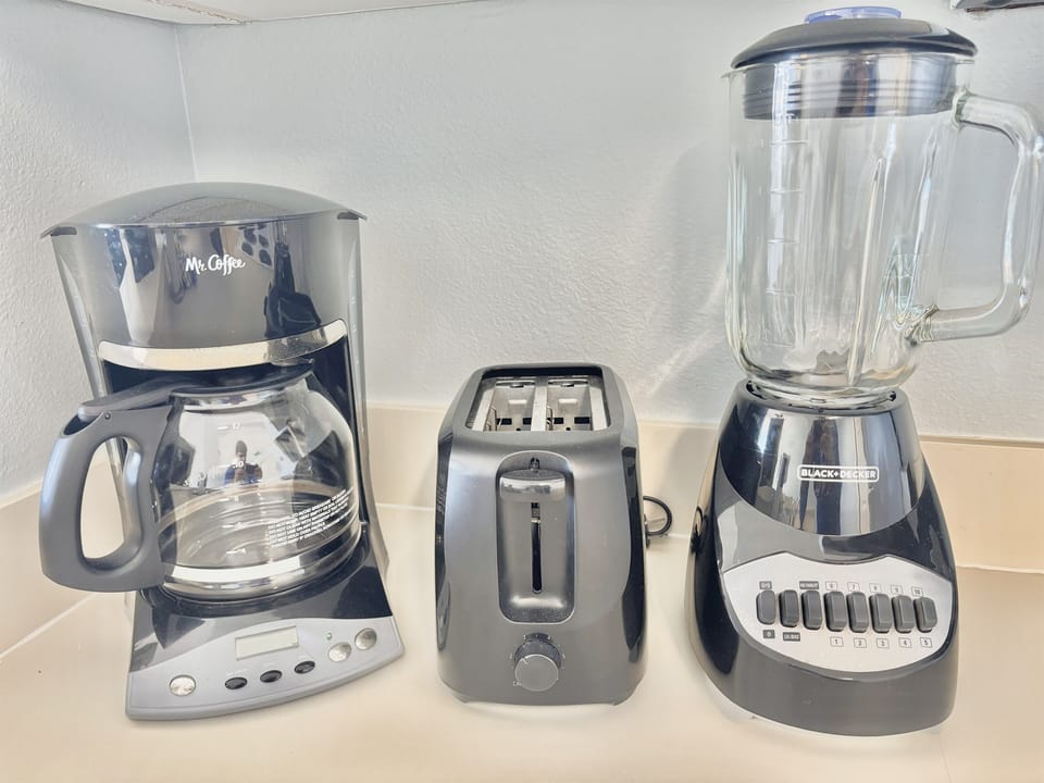 Fully stocked kitchen and appliances