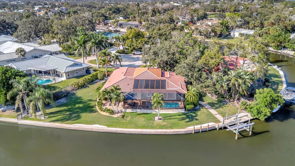 Kayak, fish, or boat right from your own vacation rental dock.