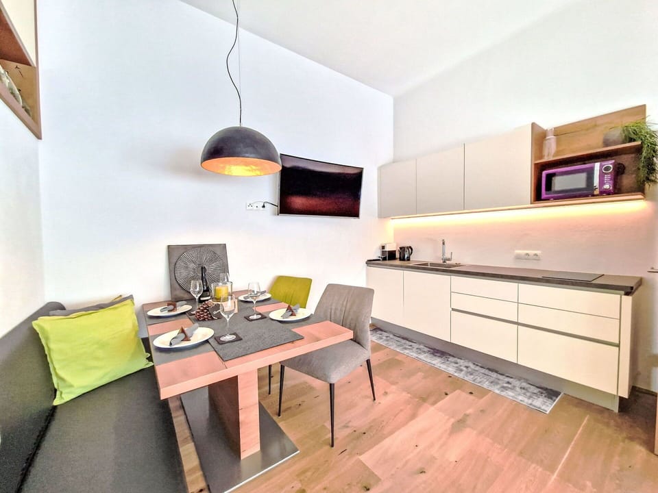 Interior Design, Furniture, Flooring, Floor, Room, Ceiling, Lighting, Apartment, Cabinetry, Chair