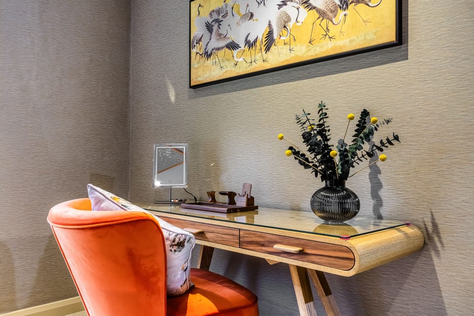 Dressing area in bedroom two