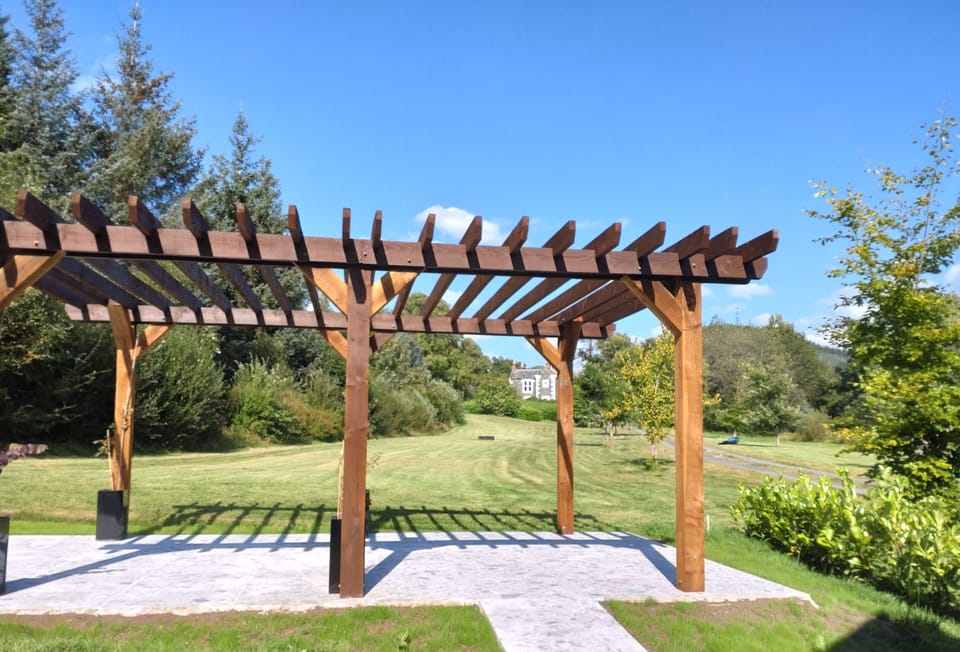 Patio area at Gate Lodge