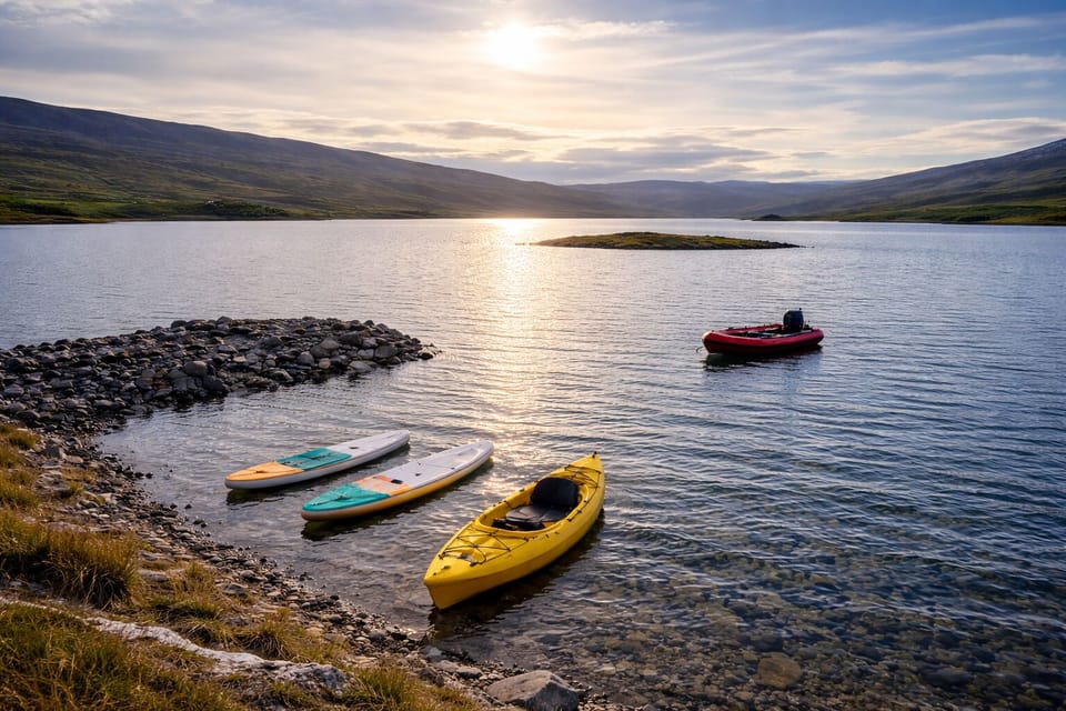 Watersports available on site