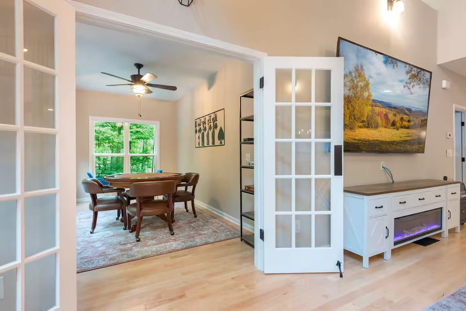 Poker room with view