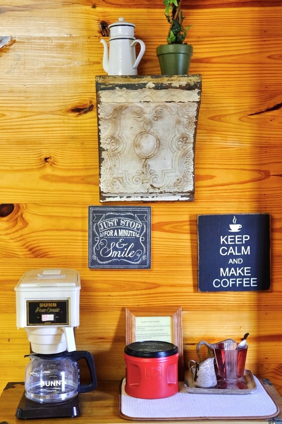 Coffee Station in Kitchen