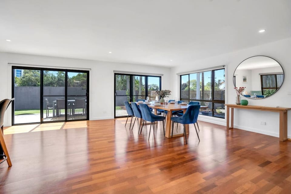 Spacious dining room