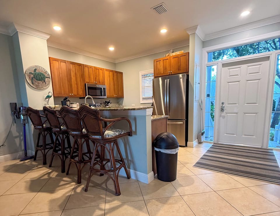 Galley Kitchen and Entry