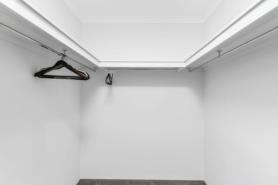 Big walk in wardrobe