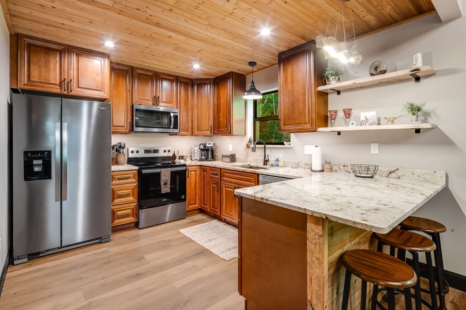 Enjoy the convenience of a fully equipped kitchen