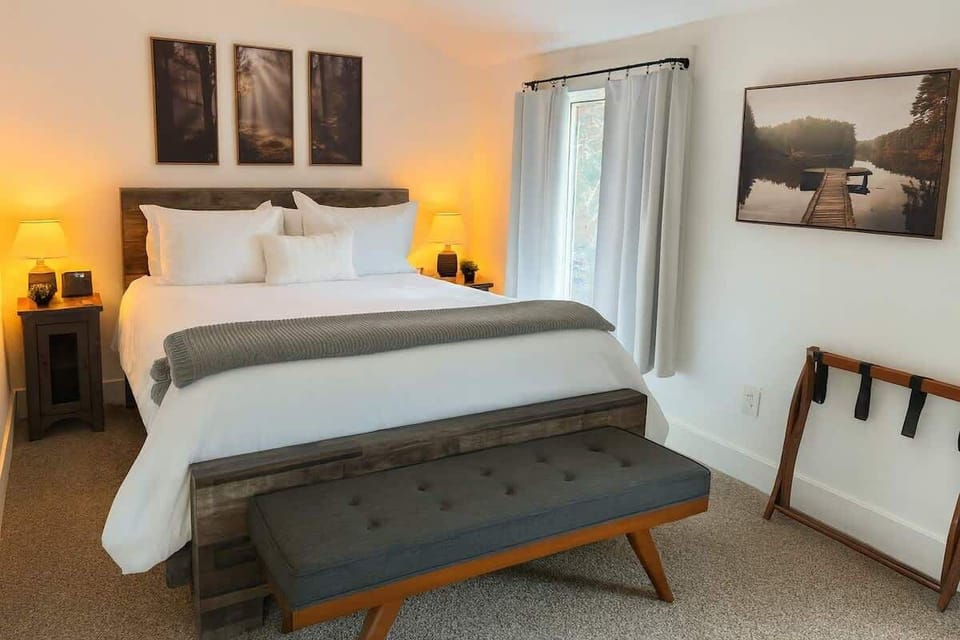 Wake up to natural light and fresh mountain air – your cozy retreat awaits.