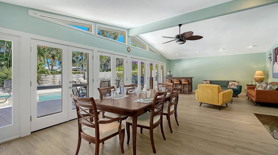 Share slow breakfasts or easy family dinners.