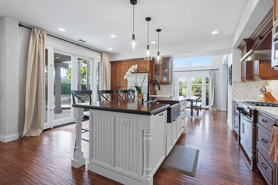 Bright kitchen designed for everyday living and extended stays
