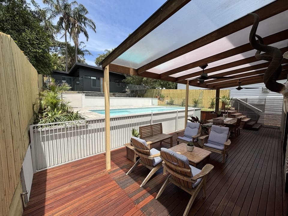 Outdoor Deck and Pool