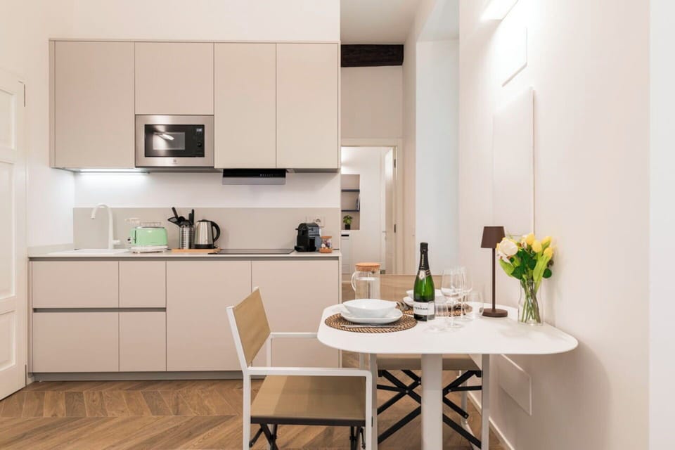 Kitchen, Living Room
