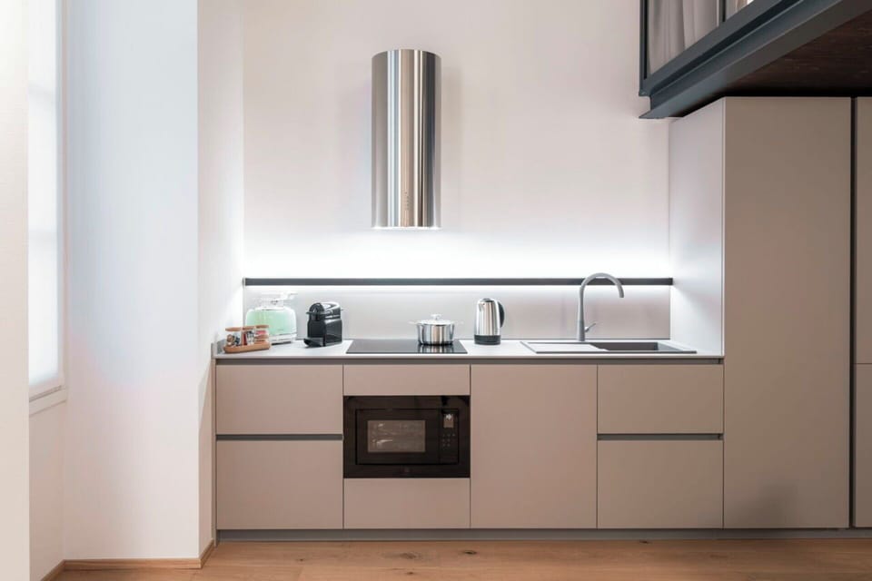 Kitchen, Living Room