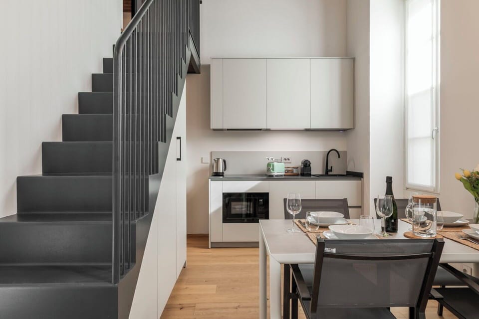 Kitchen, Living Room